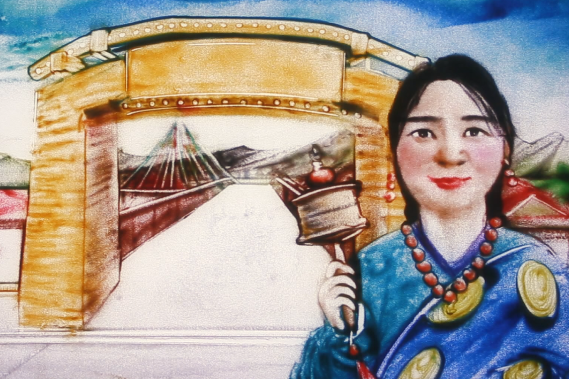 沙畫|奮力追夢(mèng)！2020決戰(zhàn)脫貧攻堅(jiān)“甘肅卷”