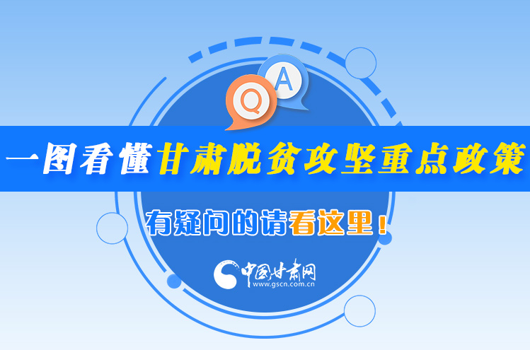 一圖看懂甘肅脫貧攻堅(jiān)重點(diǎn)政策，有疑問的請看這里！