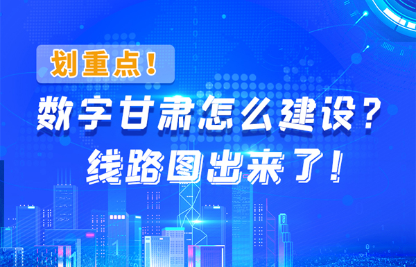 圖解|劃重點(diǎn)！數(shù)字甘肅怎么建設(shè)？線路圖出來了！