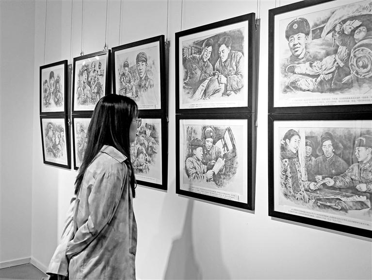 這個美術作品展 呈現(xiàn)隴原大地百年巨變