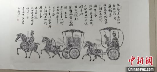圖為傳拓作品?！〈蘖?攝
