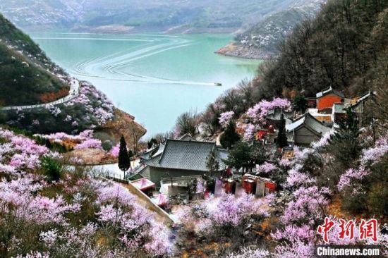 甘肅平?jīng)鍪惺侵袊?guó)優(yōu)秀旅游城市。圖為平?jīng)鲠轻忌较率锾一ㄊ㈤_(kāi)。(資料圖) 平?jīng)鍪形麄鞑抗﹫D