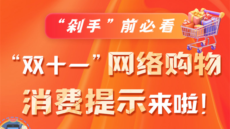 圖解|“剁手”前必看 “雙十一” 網(wǎng)絡(luò)購物消費(fèi)提示來啦！