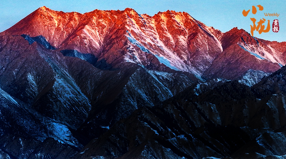 肅南臨松雪山：千峰披曙色 萬壑沐玉輝