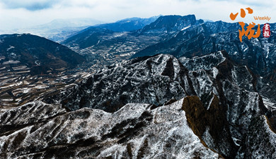 鐵籠山丹霞：一場(chǎng)春雪，億萬(wàn)年的守望