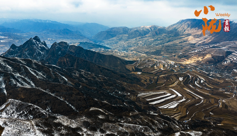 【小隴畫報(bào)·475期】鐵籠山丹霞：一場(chǎng)春雪，億萬(wàn)年的守望